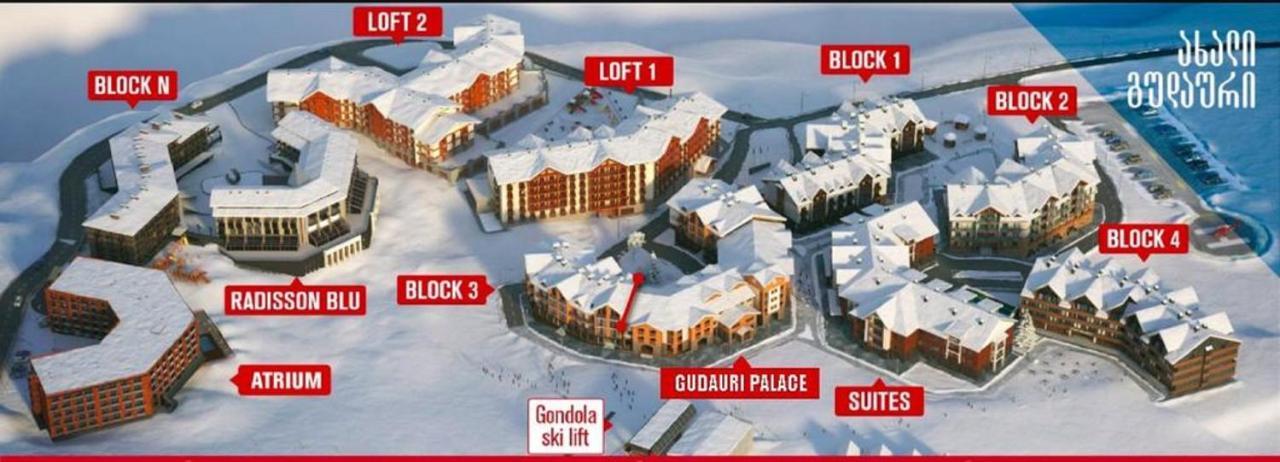 גודאורי Snow Apartments מראה חיצוני תמונה